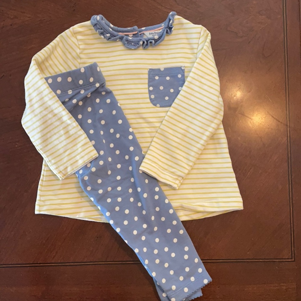 Baby Boden long sleeve and pants set 18-24m